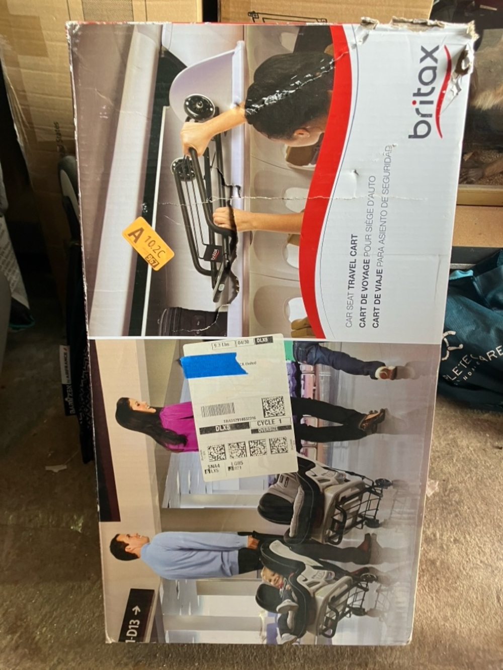 Britax Travel Cart Carseat Trolley Carrier